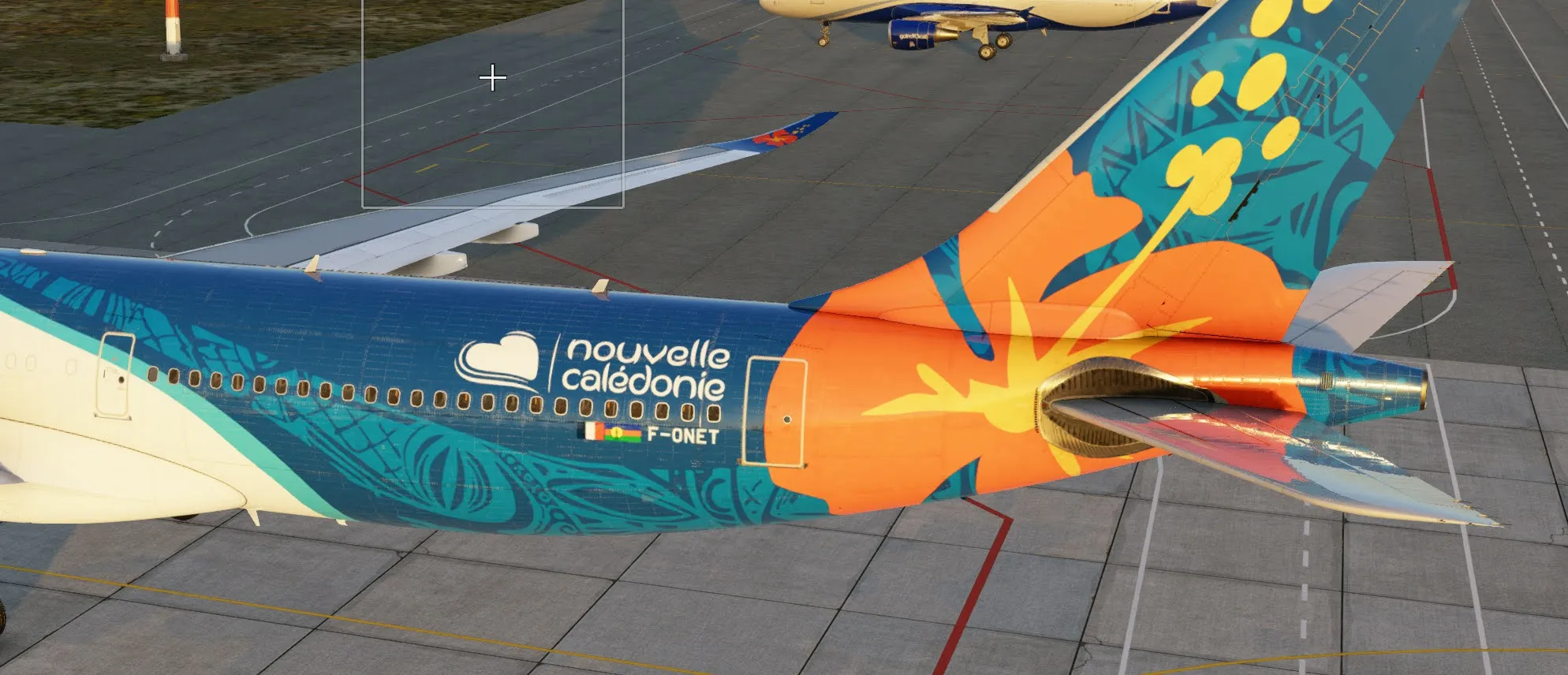 Aircalin A330 Detail - Tail Section