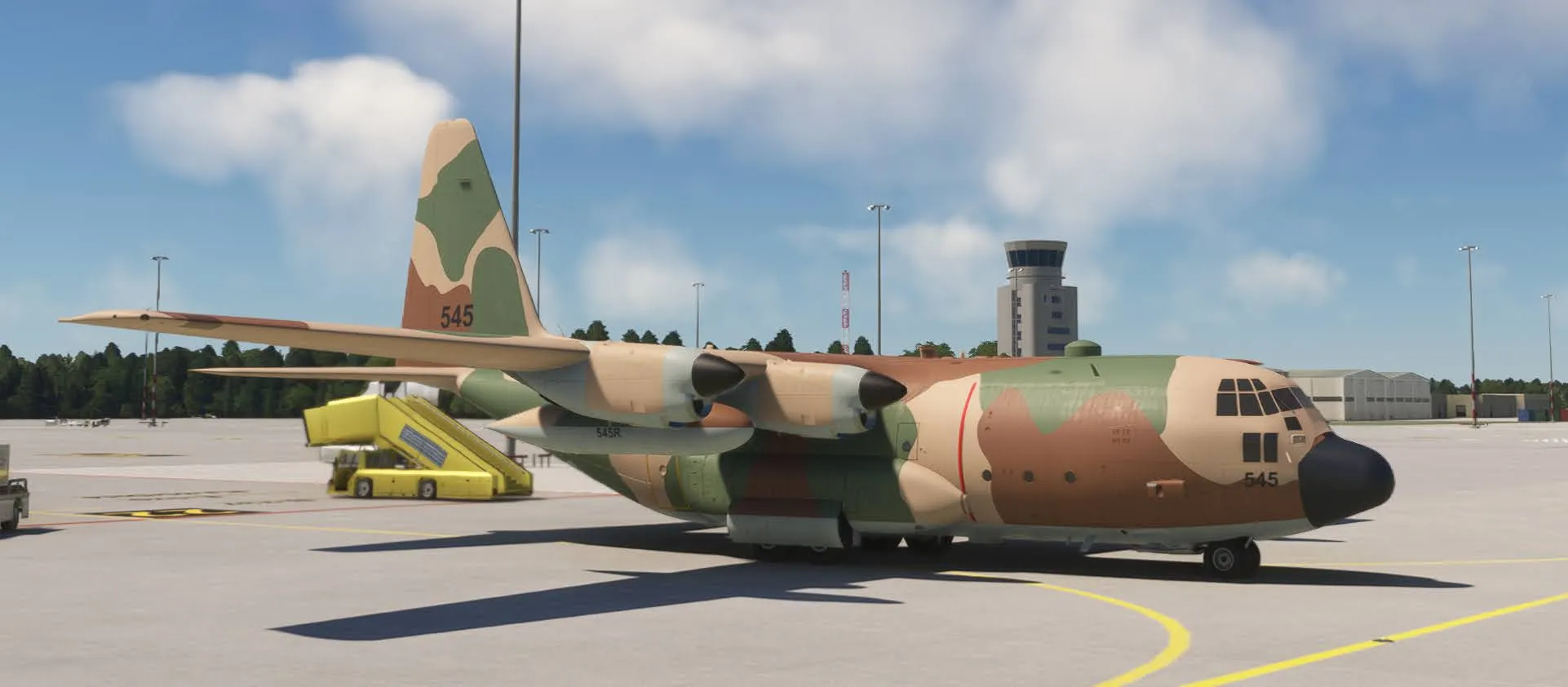 C-160 Transall Camo 545 Profile