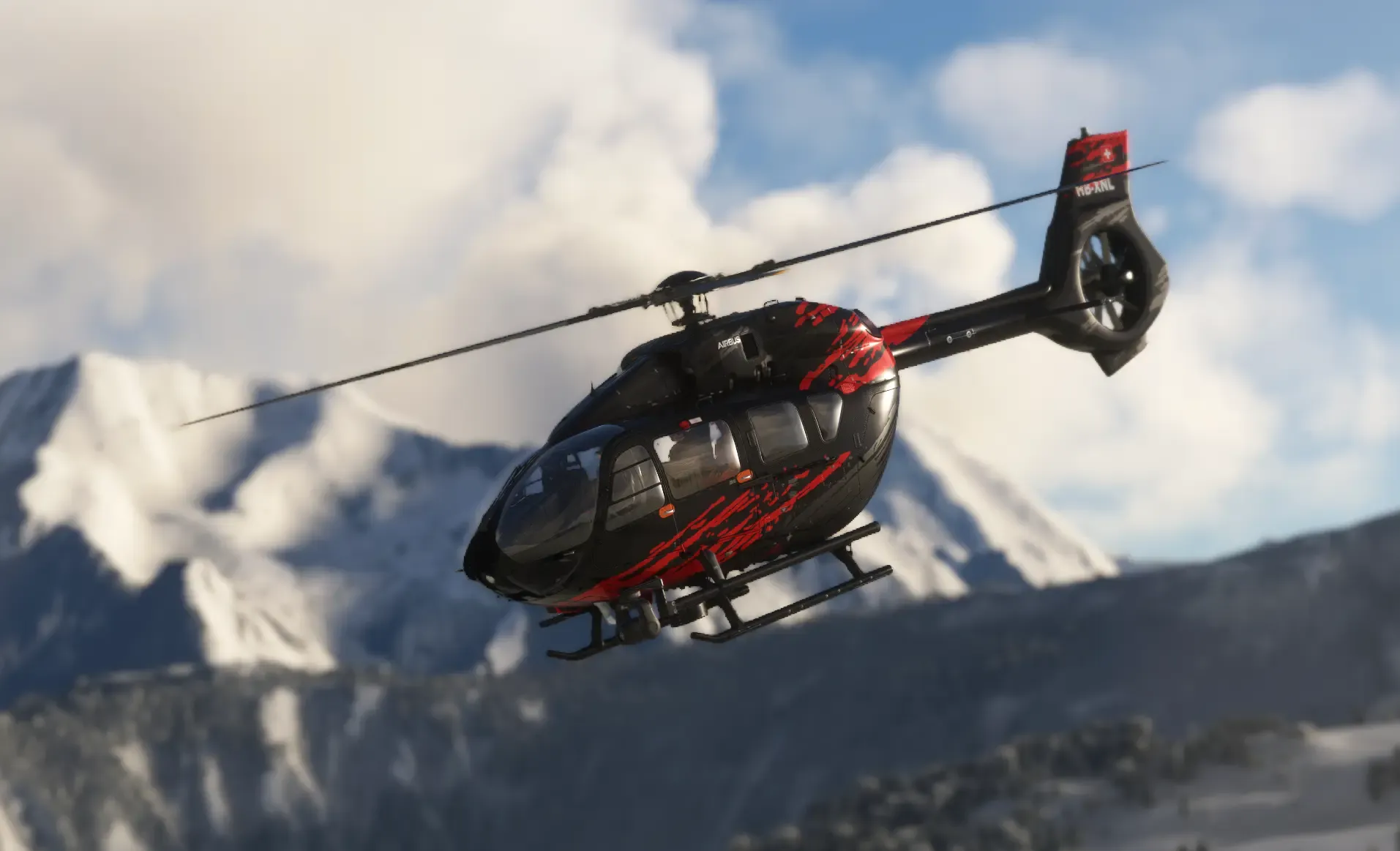 Airbus H145 HB-XNL Alpine Flight