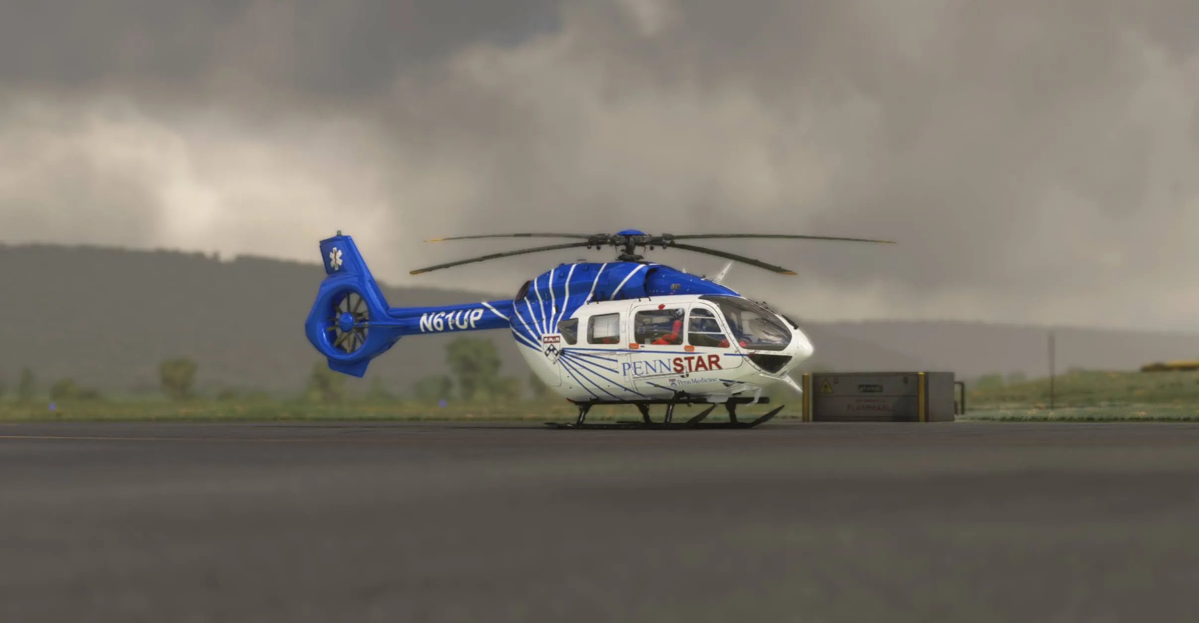 PennSTAR Airbus H145 N61UP Side