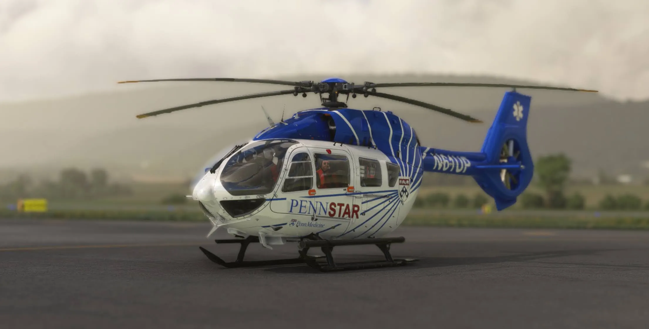 PennSTAR Airbus H145 N61UP Front