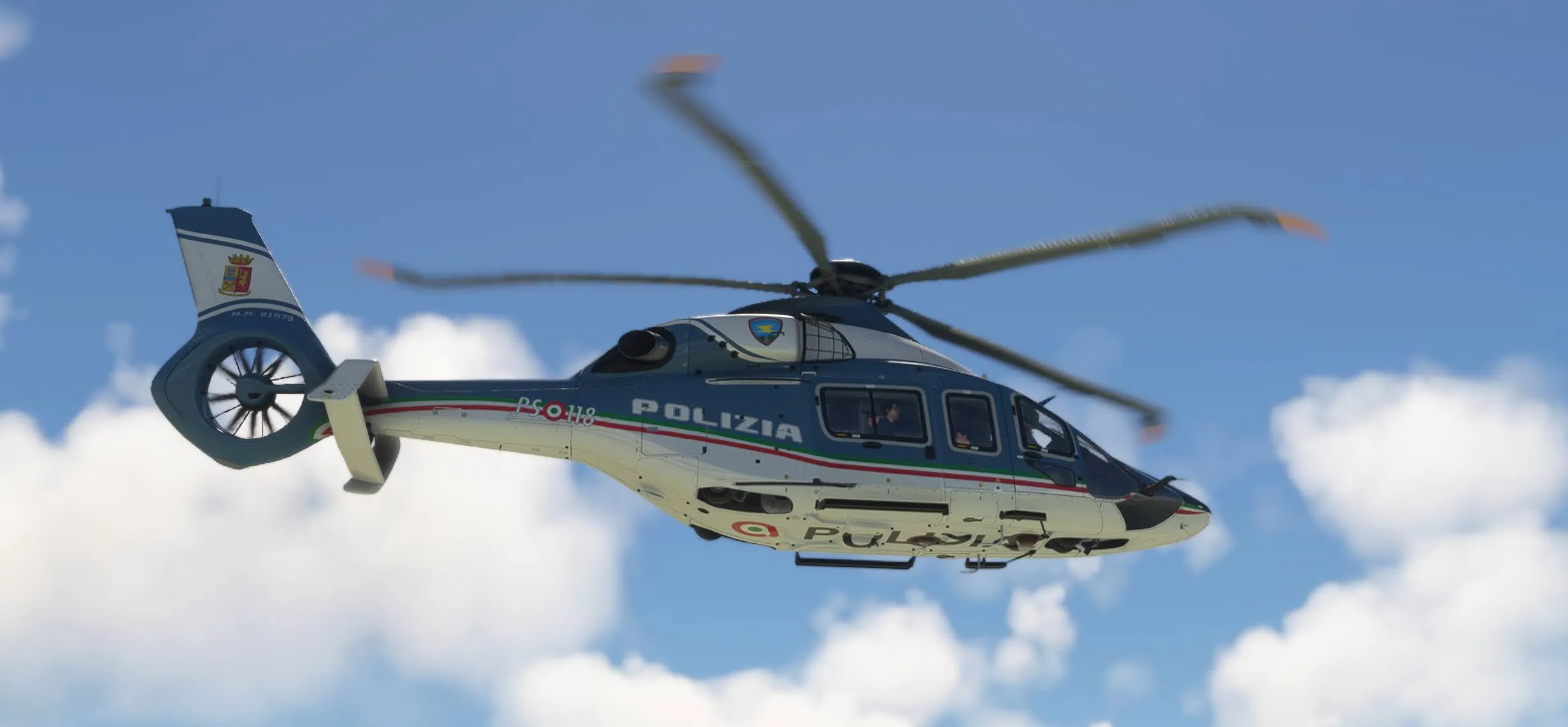 Polizia di Stato Airbus H160 Low Angle